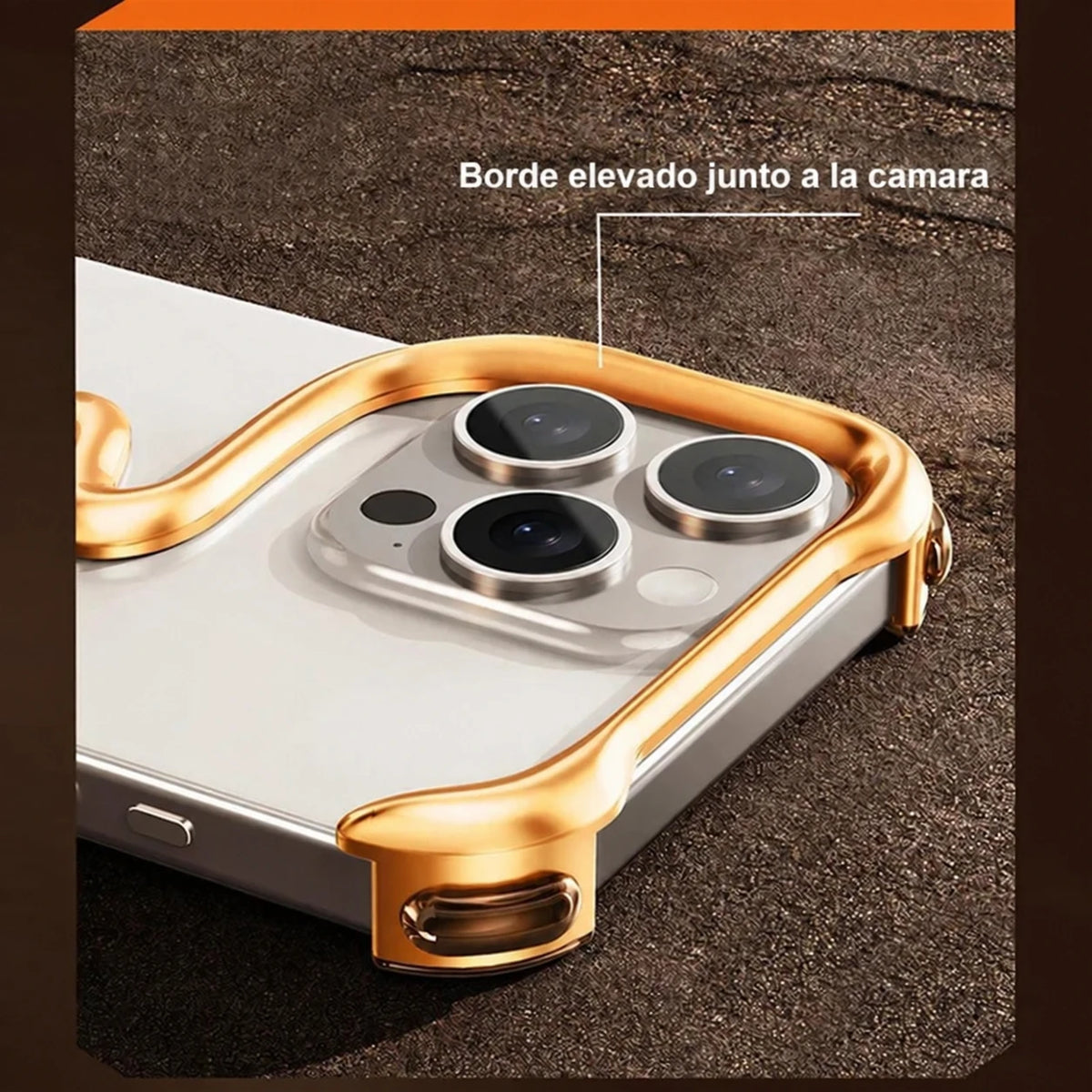Funda Bumper Metálica sin Marco TRAZEN para iPhone