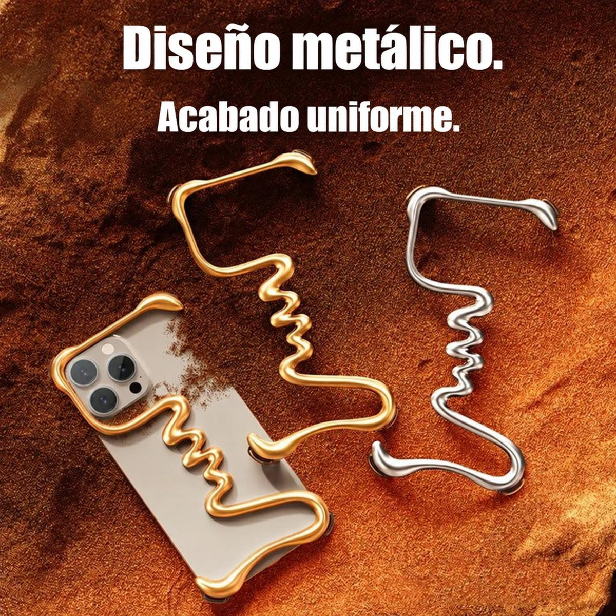 Funda Bumper Metálica sin Marco TRAZEN para iPhone