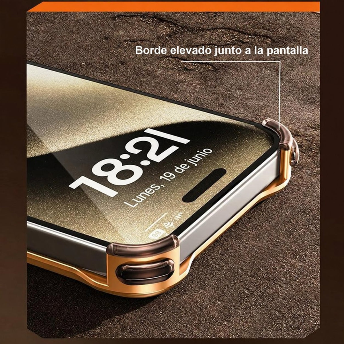 Funda Bumper Metálica sin Marco TRAZEN para iPhone