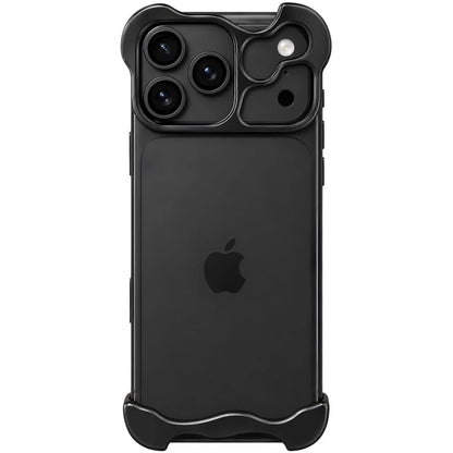 Black minimal phone bumper case #color_Midnight Black