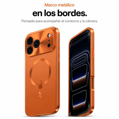 magnetic privacy iphone case cosmic orange #color_Cosmic Orange