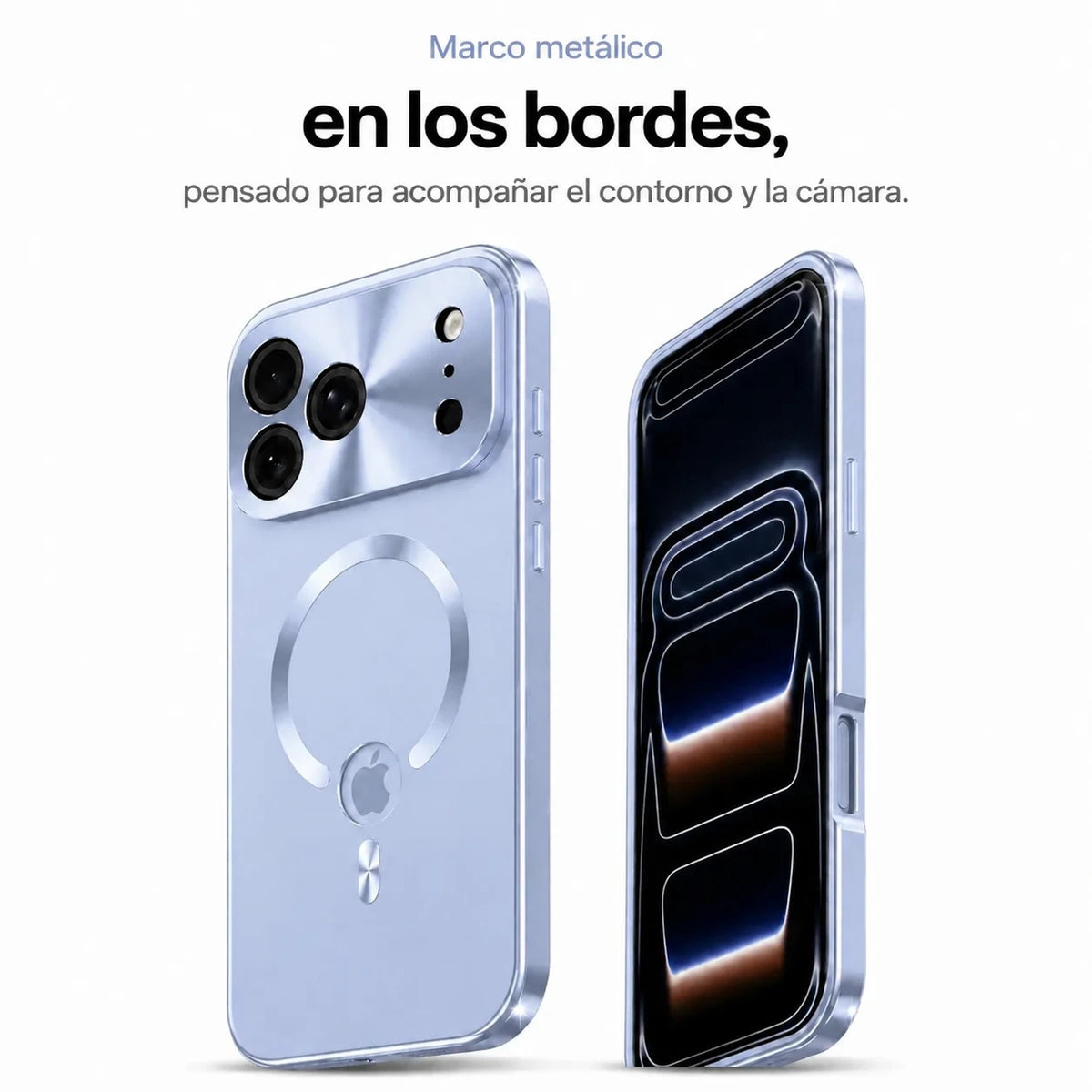 magnetic charging iphone case Glacier #color_Glacier