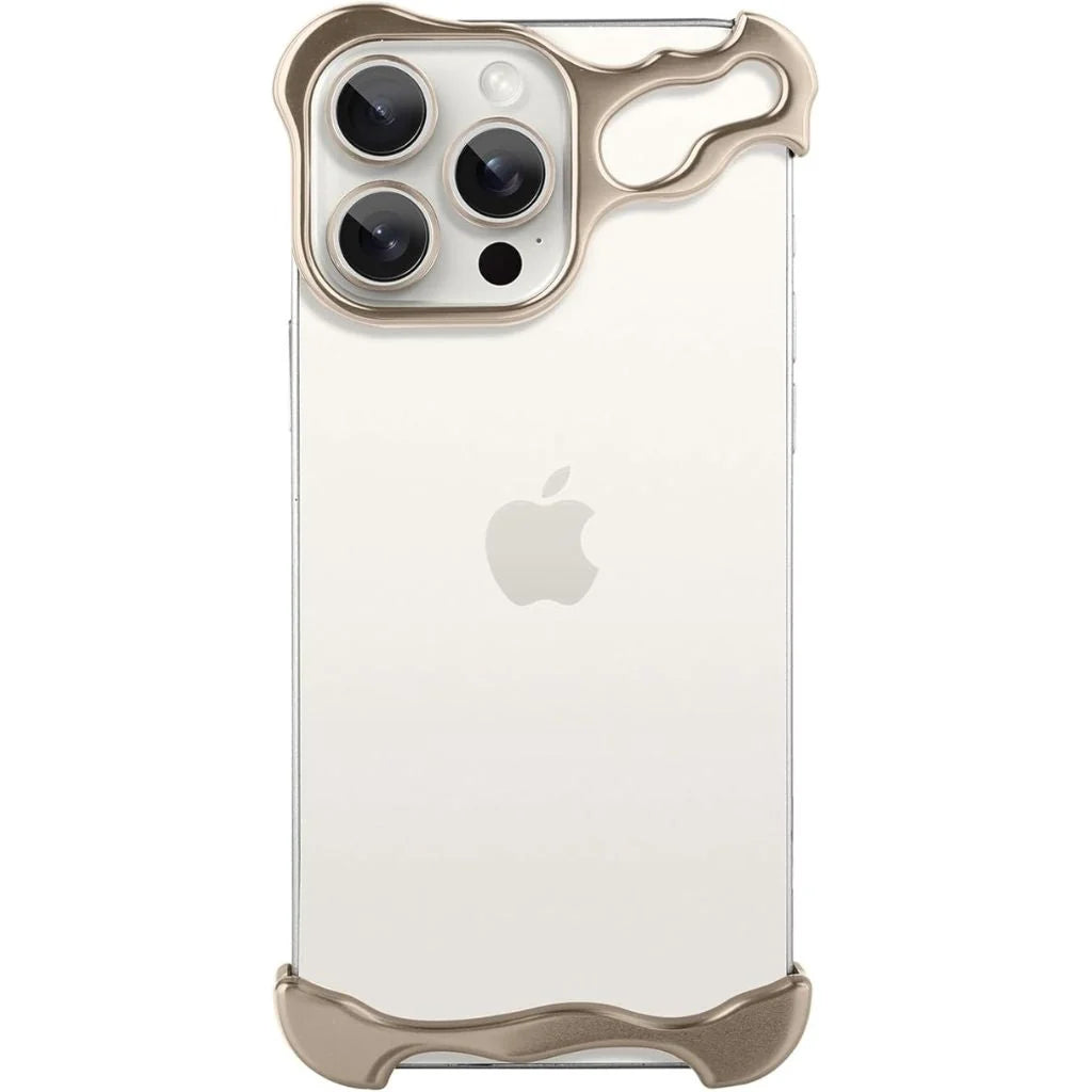 Minimal phone bumper case, front angle #color_Desert Gold