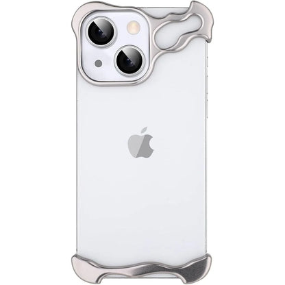 Minimal phone bumper case, slim side profile #color_Titanium Silver