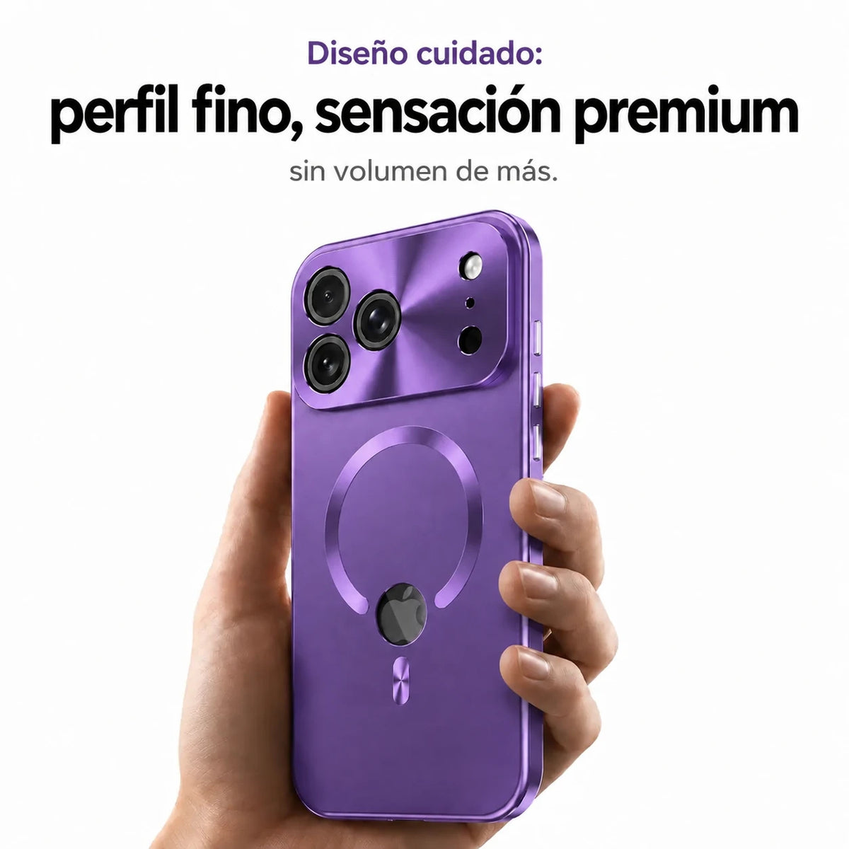 magnetic charging iphone case amethyst purple #color_Amethyst Purple