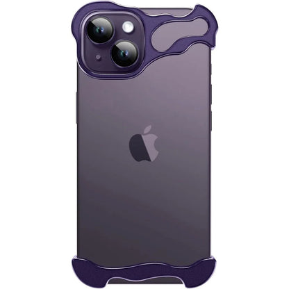 Purple minimal phone case with a metal camera frame #color_Lavender Purple