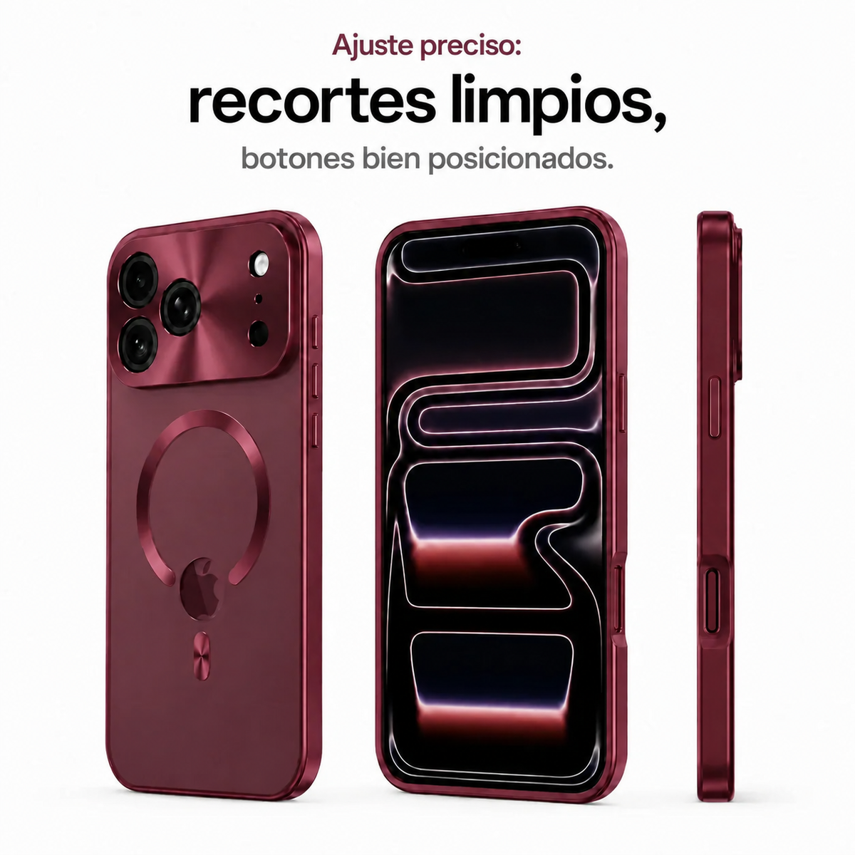 Funda MagCase Frame TRAZEN: ajuste preciso, recortes y botones