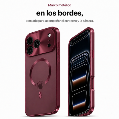 Funda MagCase Frame TRAZEN: marco metálico en los bordes