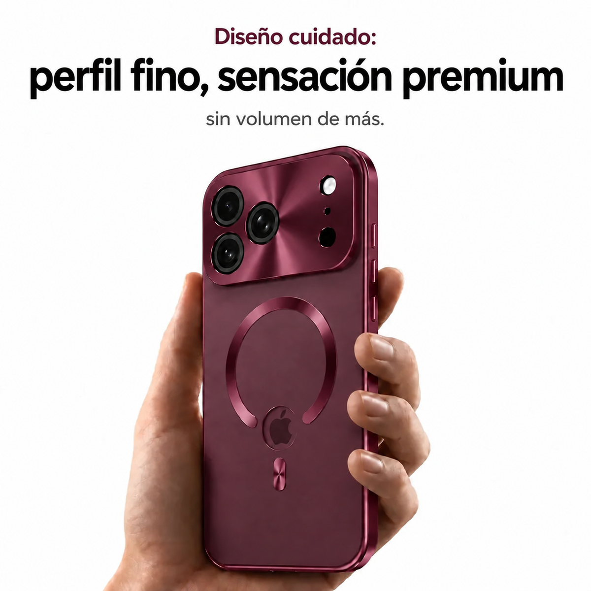 Funda MagCase Frame TRAZEN: diseño cuidado, perfil fino, sensación premium