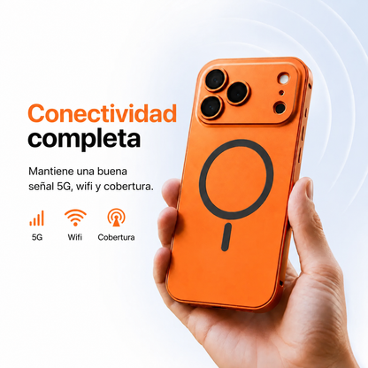 Diseño con zona de antenas despejada, Funda MagCase Metal TRAZEN